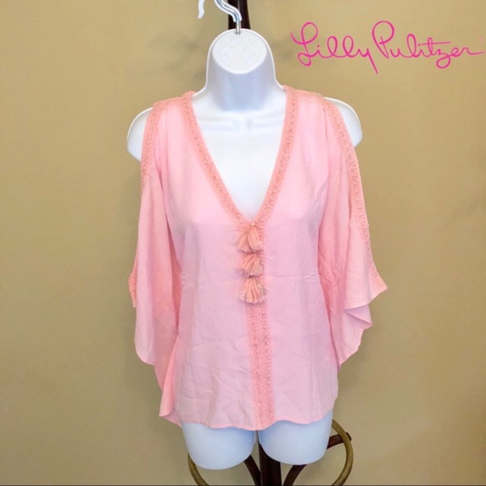 Lilly Pulitzer Julietta Top Sandy Beach